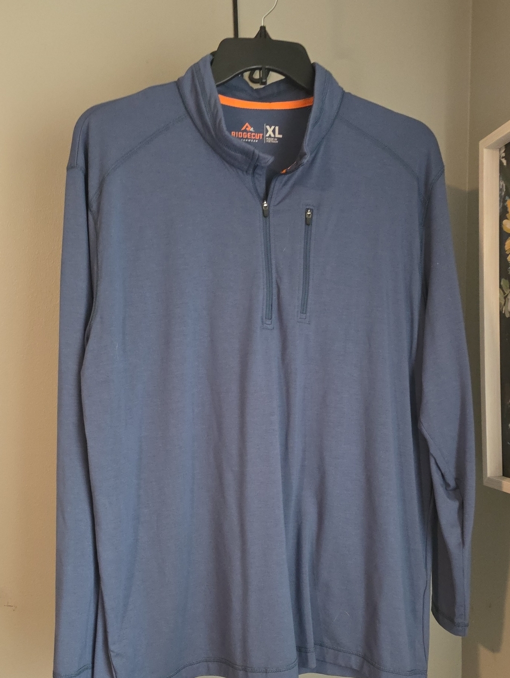 Ridgecut Men's Blur Quarter-Zip Pullover Hoodie Size XL
